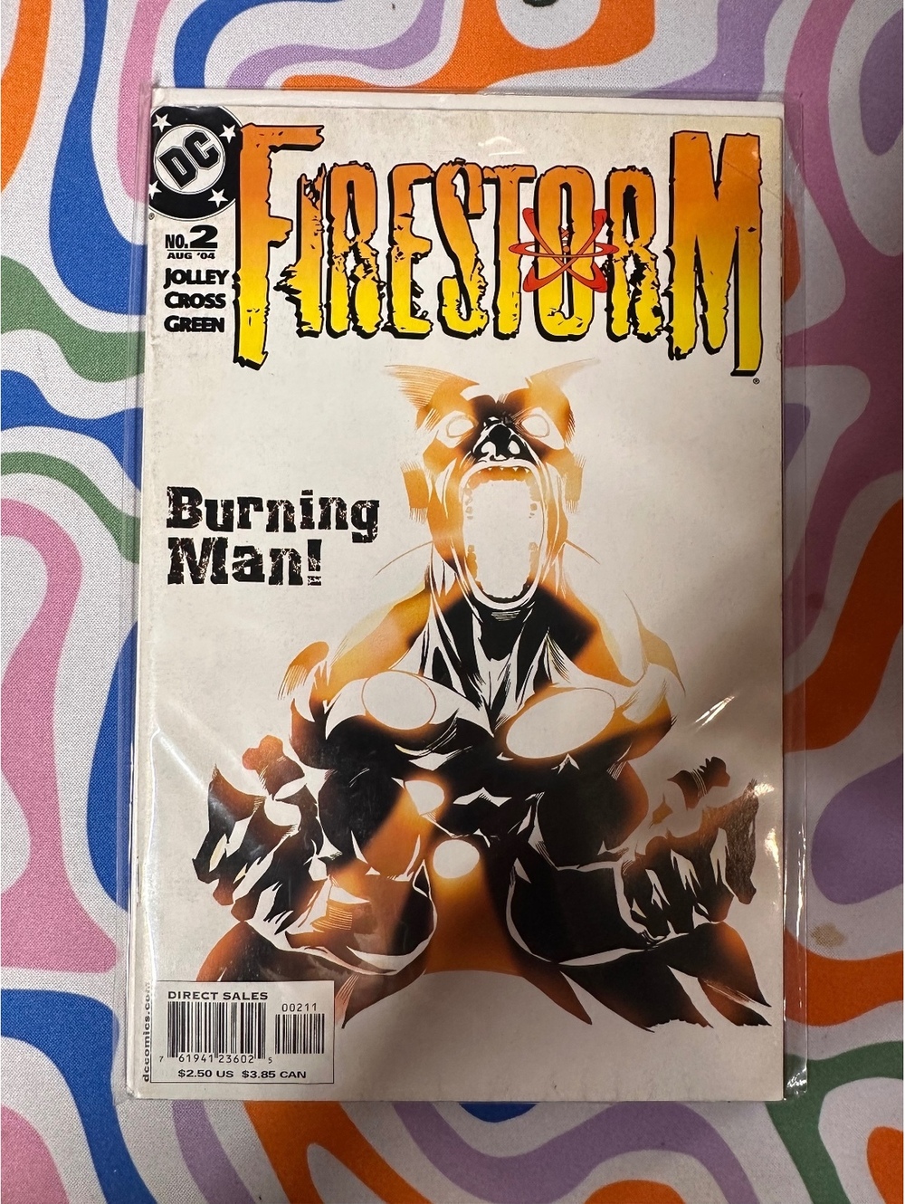 Firestorm Burning Man comic book